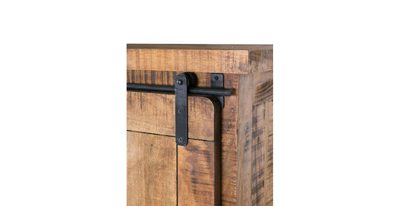 HIGHBOARD  in 145/145/45 cm  - Schwarz/Naturfarben, KONVENTIONELL, Holz/Holzwerkstoff (145/145/45cm) - Landscape