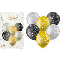 LUFTBALLON  - Goldfarben/Hellgrau, Basics, Kunststoff (14/5/20cm)