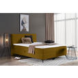 BOXBETT 160/200 cm  in Goldfarben  - Goldfarben/Schwarz, Design, Holz/Holzwerkstoff (160/200cm) - Xora