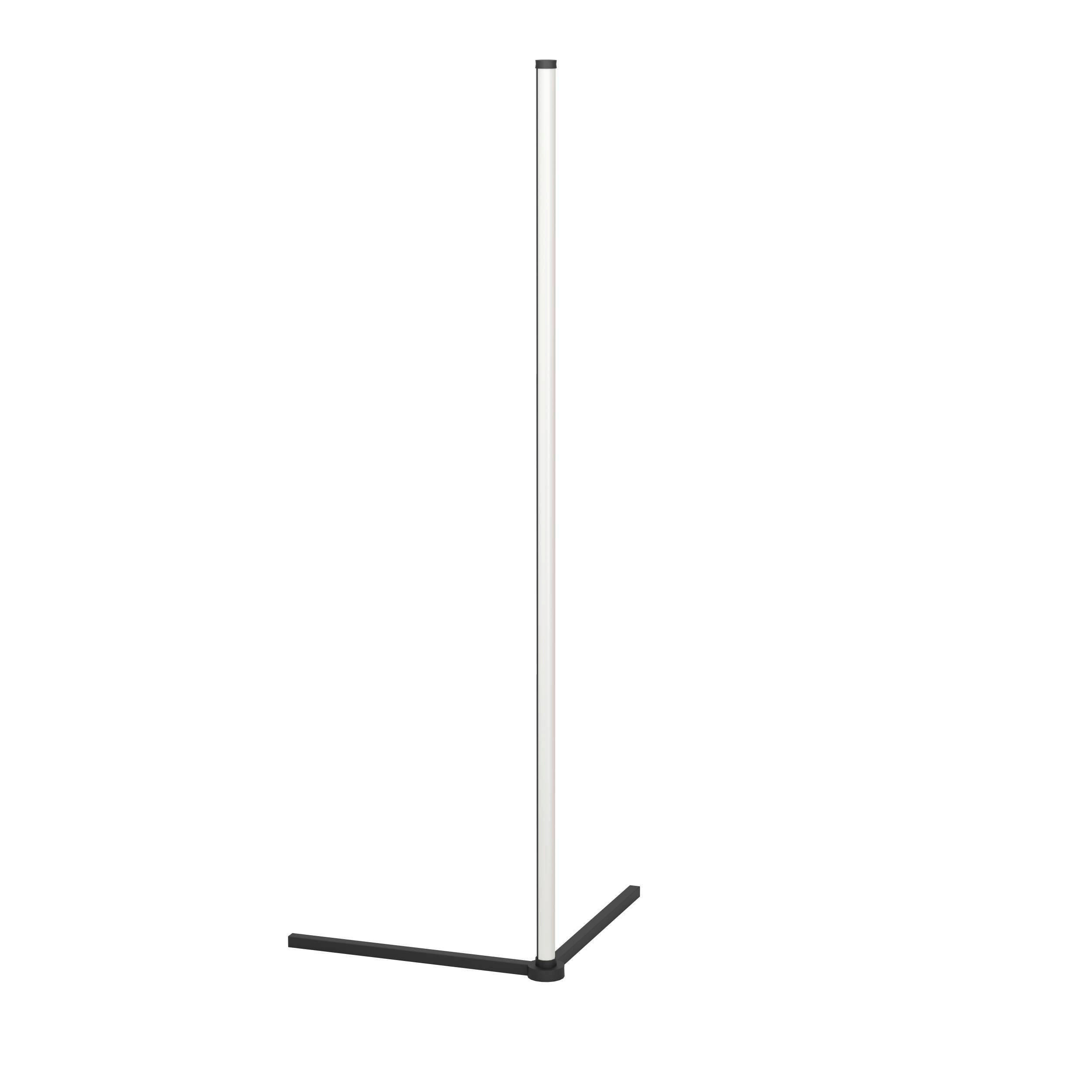 STEHLEUCHTE 40/40/122,5 cm    - Schwarz/Weiß, KONVENTIONELL, Kunststoff/Metall (40/40/122,5cm) - Eglo