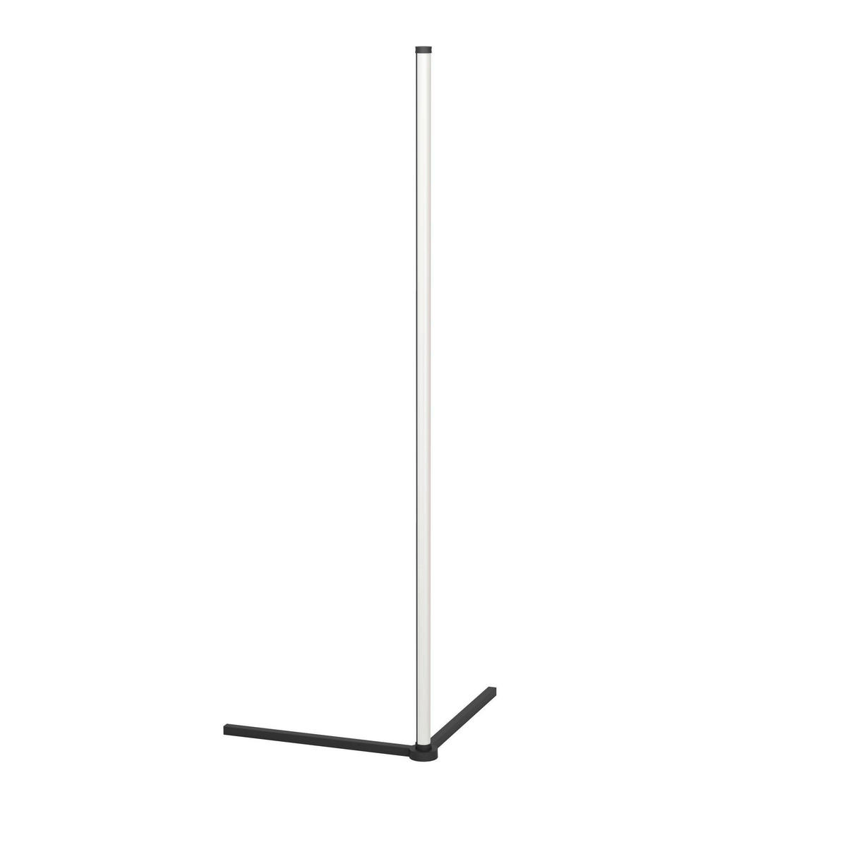 STEHLEUCHTE 40/40/122,5 cm    - Schwarz/Weiß, KONVENTIONELL, Kunststoff/Metall (40/40/122,5cm) - Eglo