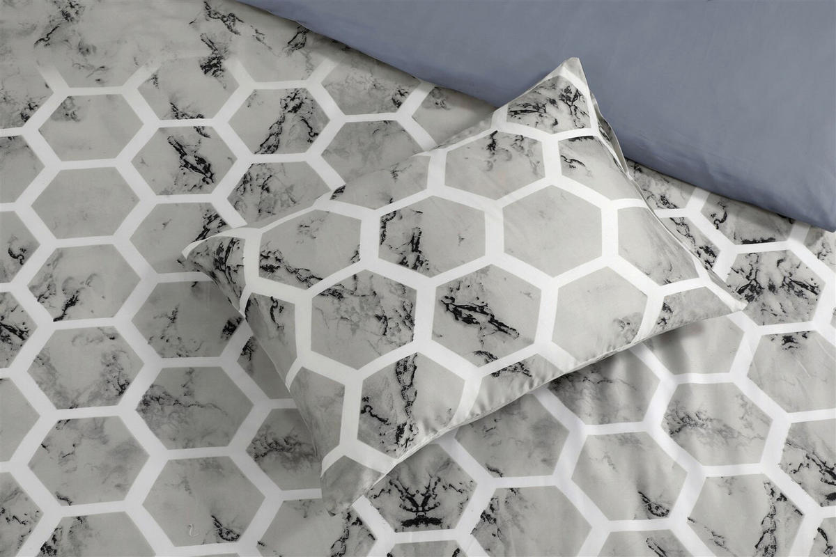 POSTEĽNÁ BIELIZEŇ, satén, sivá, 200/200 cm - sivá, Basics, textil (200/200cm) - Kayoom