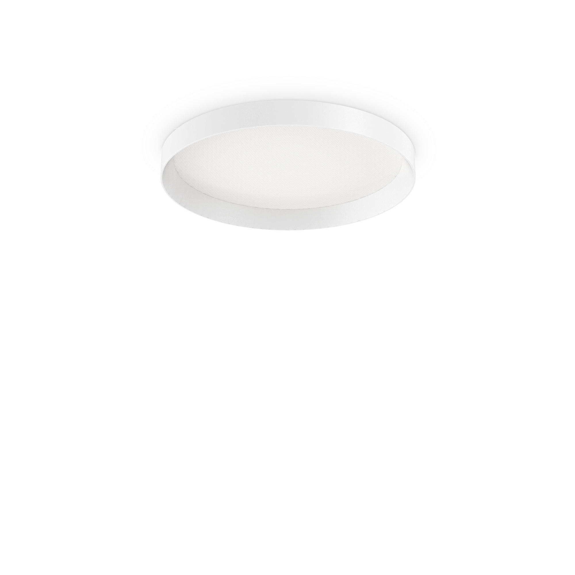 STROPNA LED-SVETILKA  Fly  3700 lm 3000 K   - bela, Basics, kovina/umetna masa (45/7,8cm) - Ideal Lux