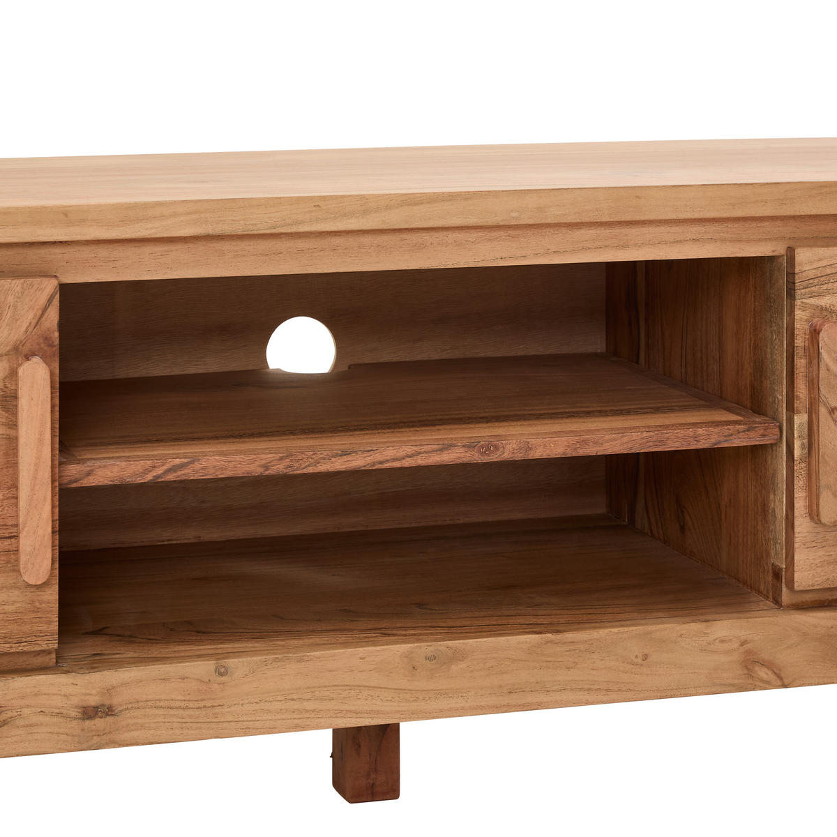 LOWBOARD  in 175/50/40 cm  - Akaziefarben, KONVENTIONELL, Holz (175/50/40cm) - Livetastic