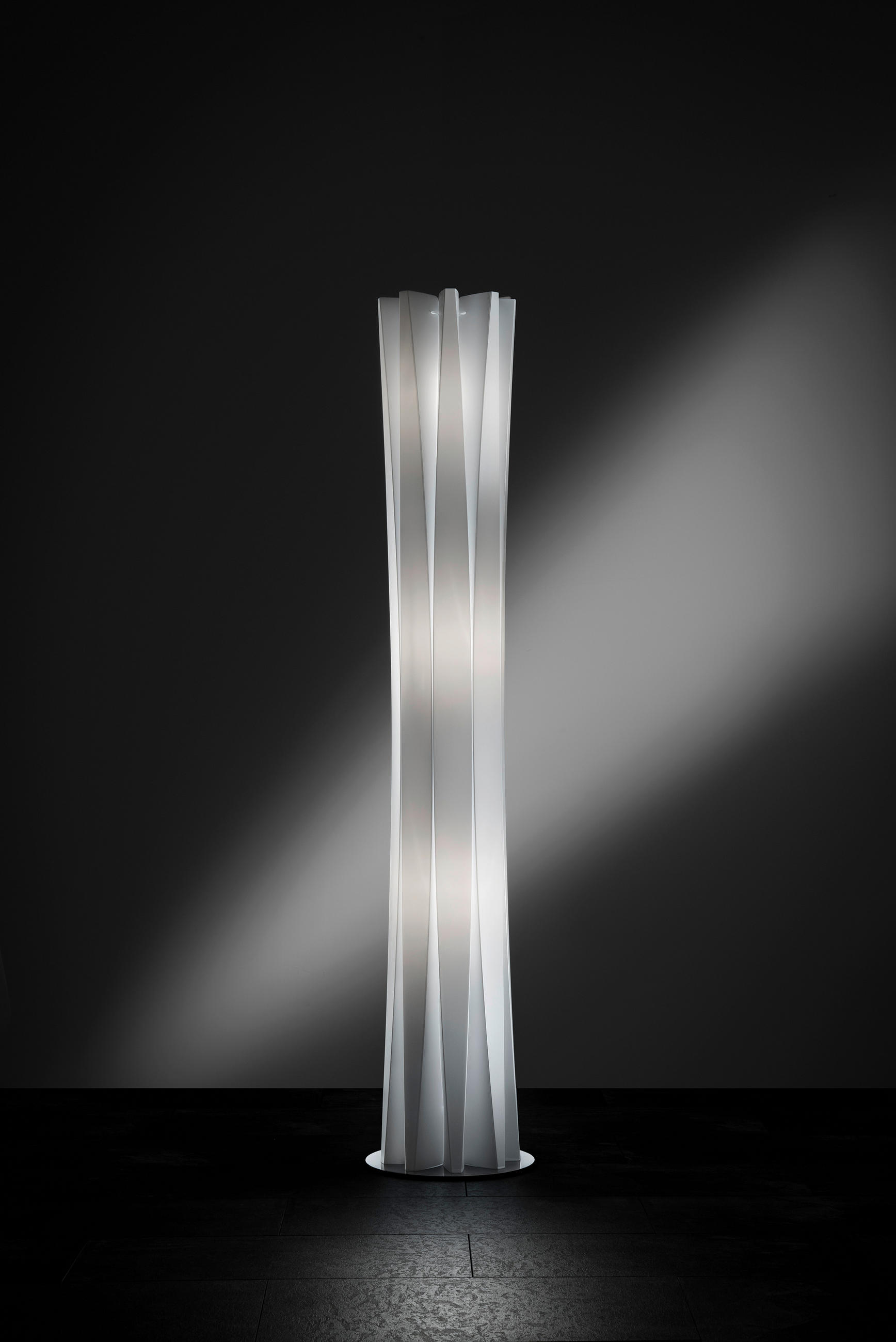 STEHLEUCHTE 31,5/31,5/161 cm    - Weiß, Design, Kunststoff (31,5/31,5/161cm) - Slamp