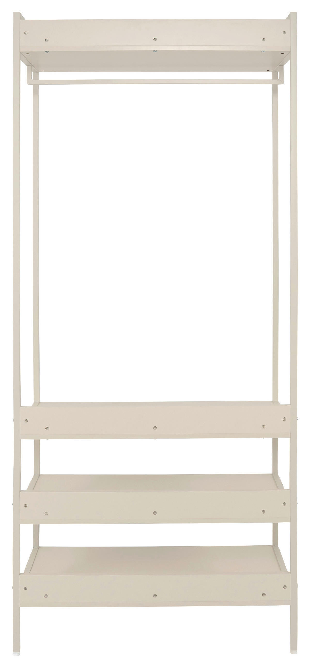 Garderobe Dhaka 84/190/40 cm  - Kaschmir/Beige, Modern, Holzwerkstoff/Metall (84/190/40cm) - MID.YOU