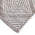 FLECKERLTEPPICH 60/120 cm Diamant Grey Grau  - Grau, Design, Textil (60/120cm) - Boxxx
