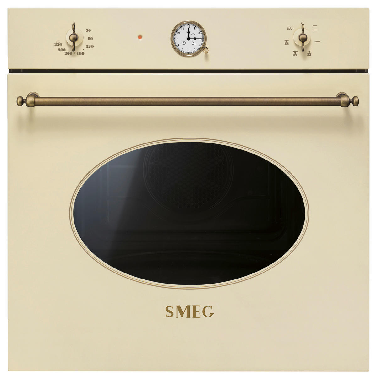 EINBAUBACKOFEN SF68C1PO  - Messingfarben/Creme, Basics, Metall (59,7/57,5/57,1cm) - SMEG