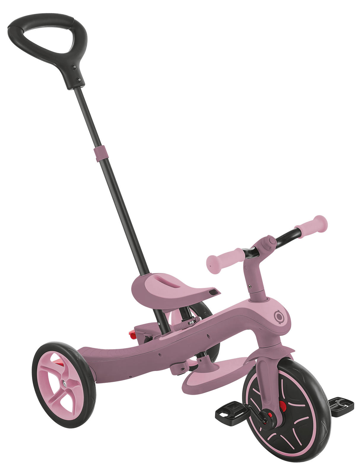 DREIRAD EXPLORER TRIKE 4in1 ECO  - Beere, Basics, Kunststoff (95/47/97,5kg) - GLOBBER