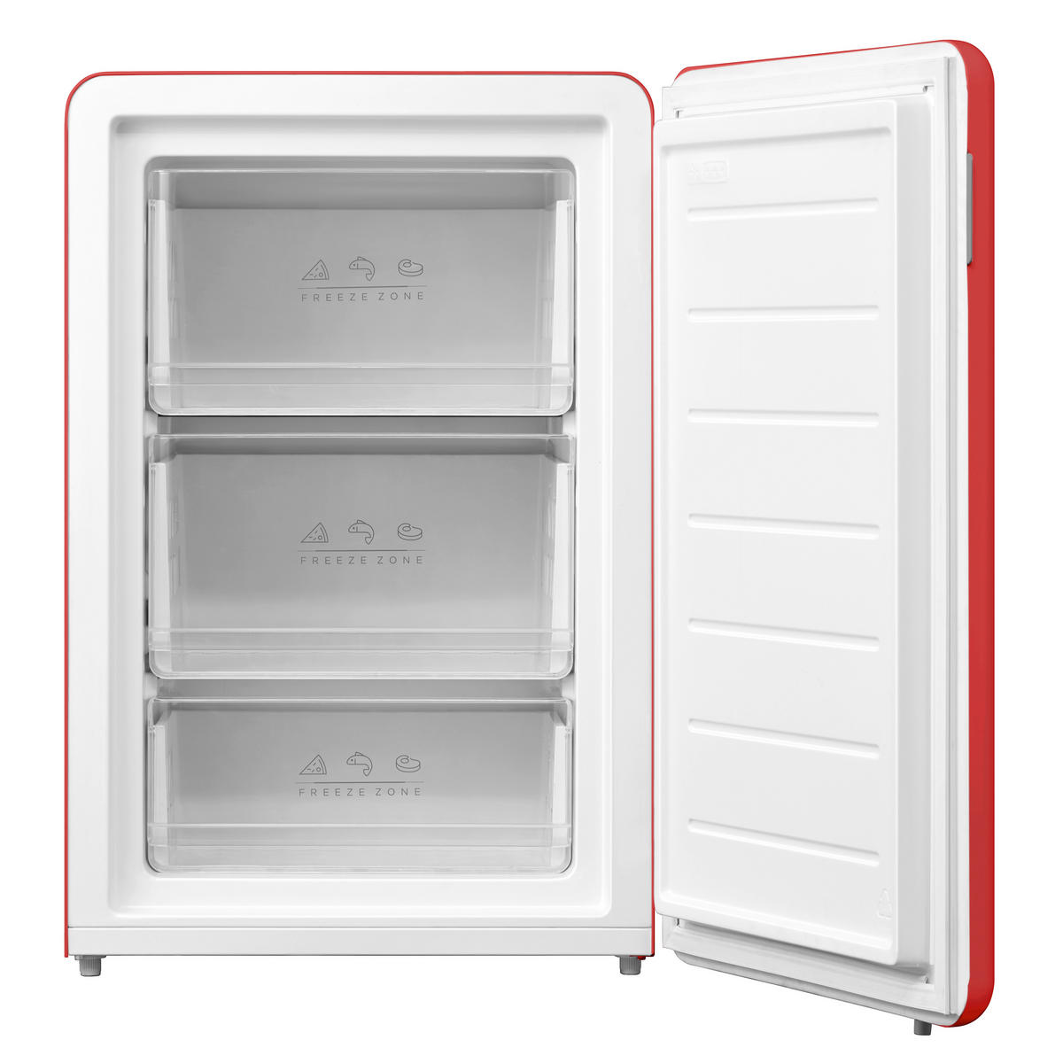 GEFRIERSCHRANK GR 1092  - Rot, KONVENTIONELL (56,2/84/53cm) - Nabo