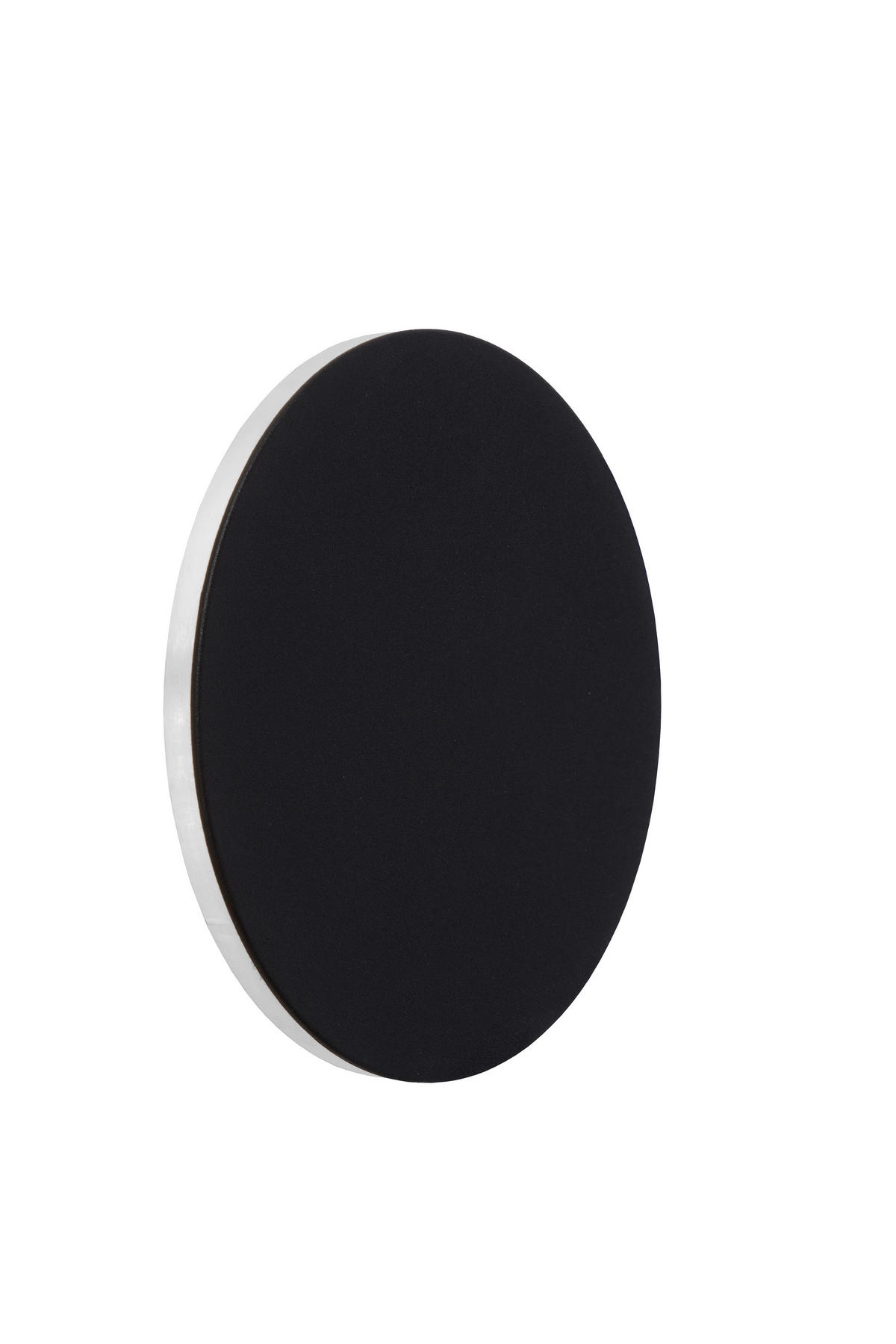 LED-WANDLEUCHTE 15/3 cm   - Schwarz, Design, Metall (15/3cm) - Lucide