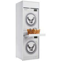 WASCHMASCHINENSCHRANK 67,5/210/67,5 cm  in Weiß  - Weiß, Basics, Holzwerkstoff (67,5/210/67,5cm) - Xora