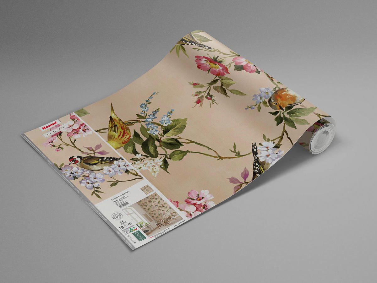 VLIESTAPETE - Multicolor, Basics (200/250cm) - Komar
