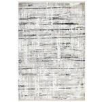 WEBTEPPICH 80/150 cm Perugia Weiß, Dunkelgrau  - Dunkelgrau/Weiß, Design, Textil (80/150cm) - Novel