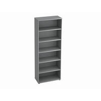 REGAL  80/215,6/40 cm Grau  - Schwarz/Grau, KONVENTIONELL, Holzwerkstoff/Kunststoff (80/215,6/40cm) - Venda