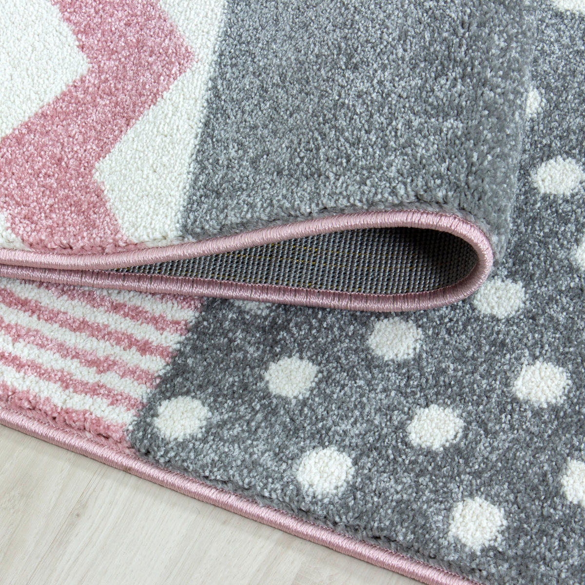 KINDERTEPPICH 160 cm Kids  - Pink/Weiß, Trend, Textil (160cm) - Ben'n'jen