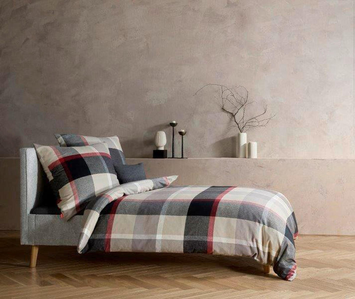 BETTWÄSCHE Flanell 155/220 cm  - Beige, Design, Textil (155/220cm) - Fleuresse