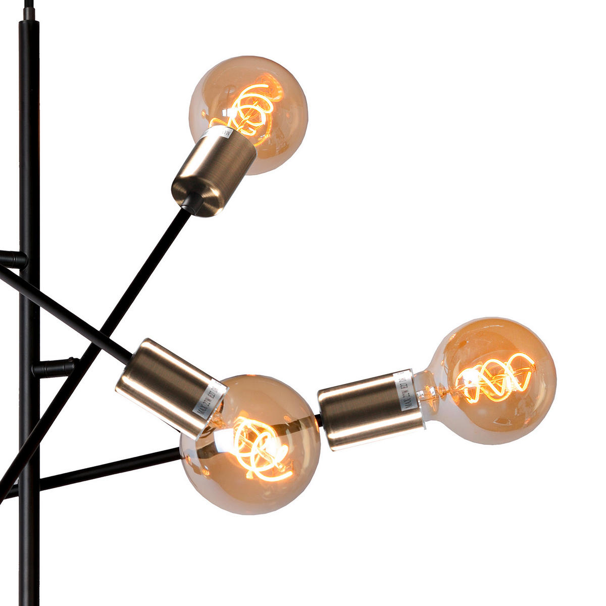 HÄNGELEUCHTE 100/10/100 cm  - Goldfarben/Schwarz, KONVENTIONELL, Metall (100/10/100cm)