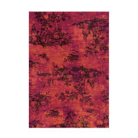 FLACHWEBETEPPICH  Wohnzimmer 120/180 cm Rot rechteckig  - Rot, Basics, Textil (120/180cm) - Kayoom