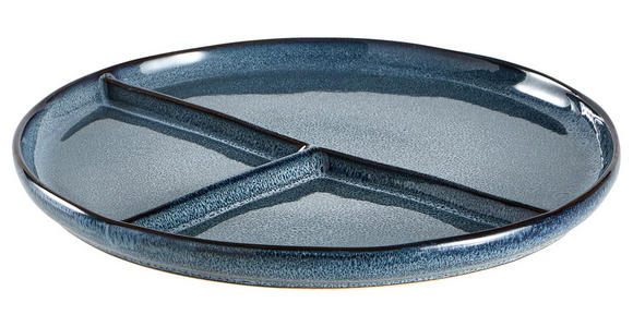 GRILLTELLER New Country 27,7 cm - Blau, Trend, Keramik (27,7cm) - Landscape
