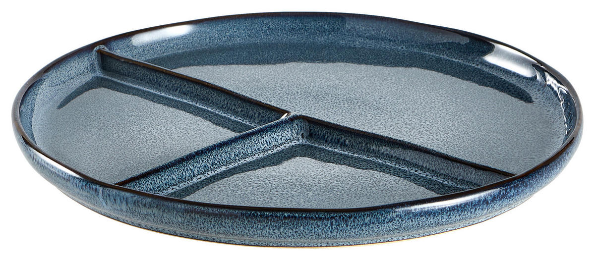 GRILLTELLER New Country  27,7 cm   - Blau, Trend, Keramik (27,7cm) - Landscape