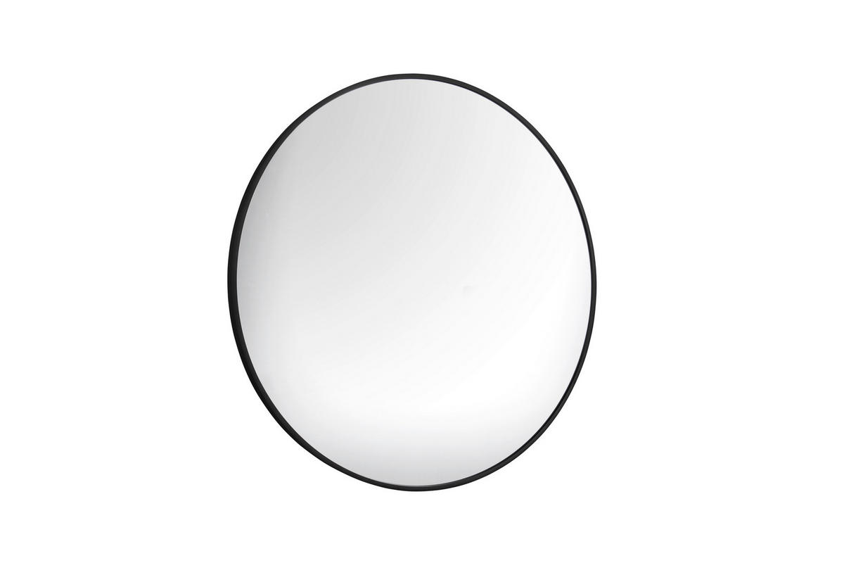 WANDSPIEGEL 70/70/3 cm  - Schwarz, Trend, Glas/Metall (70/70/3cm) - Boxxx