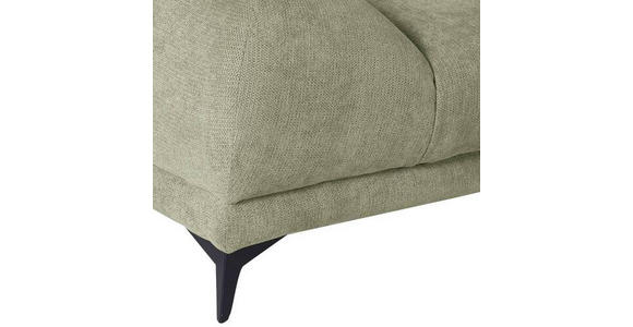 ECKSOFA in Flachgewebe Grün  - Dunkelgrün/Schwarz, KONVENTIONELL, Textil/Metall (291/175cm) - Carryhome