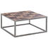 COUCHTISCH in Holz, Metall 80/80/35 cm - Silberfarben/Braun, LIFESTYLE, Holz/Metall (80/80/35cm) - Landscape COUCHTISCH in Holz, Metall 80/80/35 cm - Silberfarben/Braun, LIFESTYLE, Holz/Metall (80/80/35cm) - Landscape