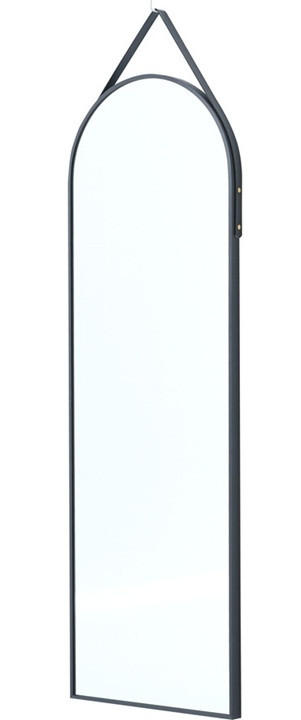 VÄGGSPEGEL 40/122/3 cm    - silver/svart, Design, metall/glas (40/122/3cm) - Best Price
