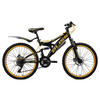 KINDERFAHRRAD 24 Zoll  - Gelb/Schwarz, Basics, Metall (180/70/80cm)