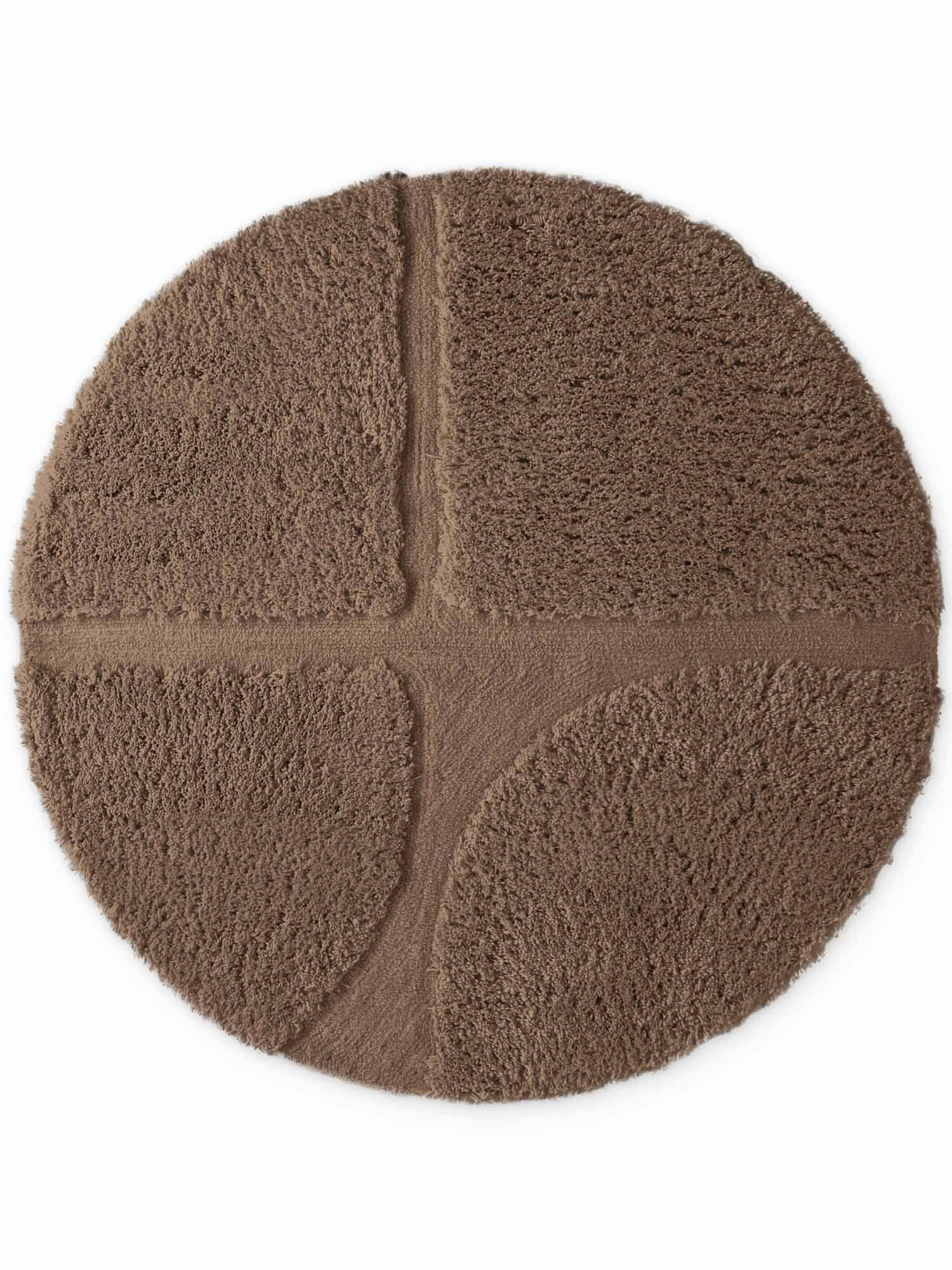 HOCHFLORTEPPICH 150 cm Lambeth Braun rund  - Braun, Basics, Textil (150cm) - Ted Baker