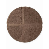 HOCHFLORTEPPICH 150 cm Lambeth Braun rund  - Braun, Basics, Textil (150cm) - Ted Baker