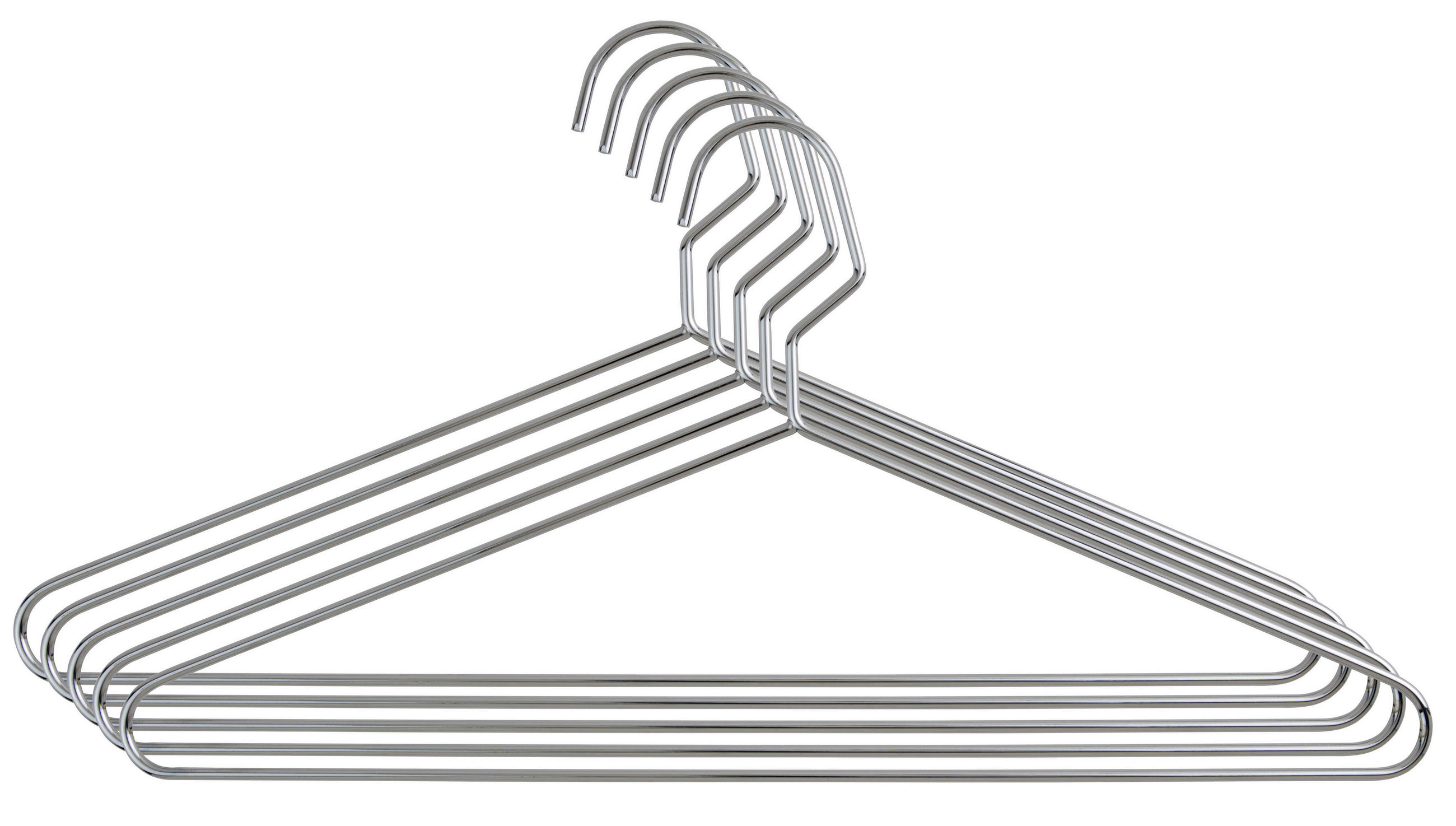 SADA RAMÍNEK 5 ks - barvy stříbra, Basics, kov (40cm) - Homeware