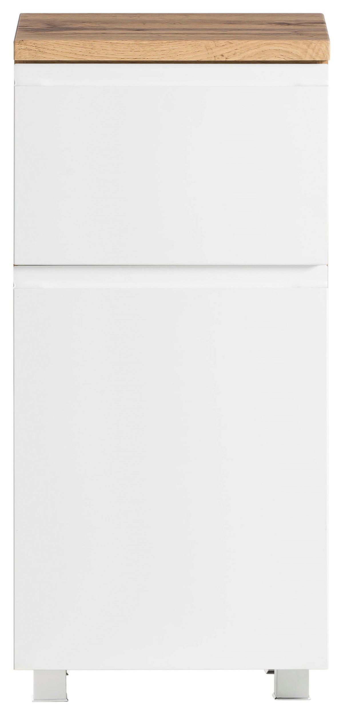 UNDERSKÅP  - vit/ek Wotan, Modern, trämaterial (40/79/35cm) - Held