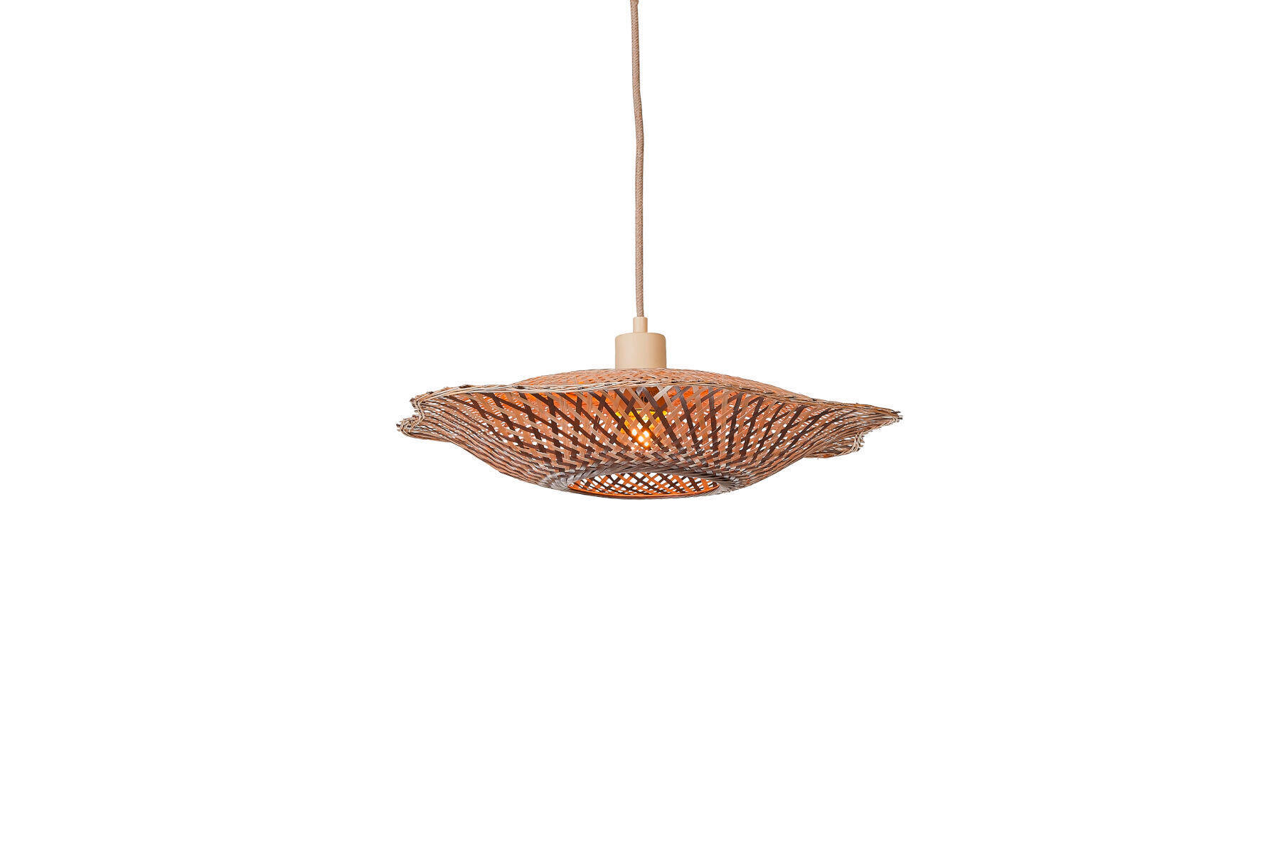 HÄNGELEUCHTE Good & Mojo 44/20 cm   - Naturfarben, Basics, Naturmaterialien (44/20cm) - Good & Mojo