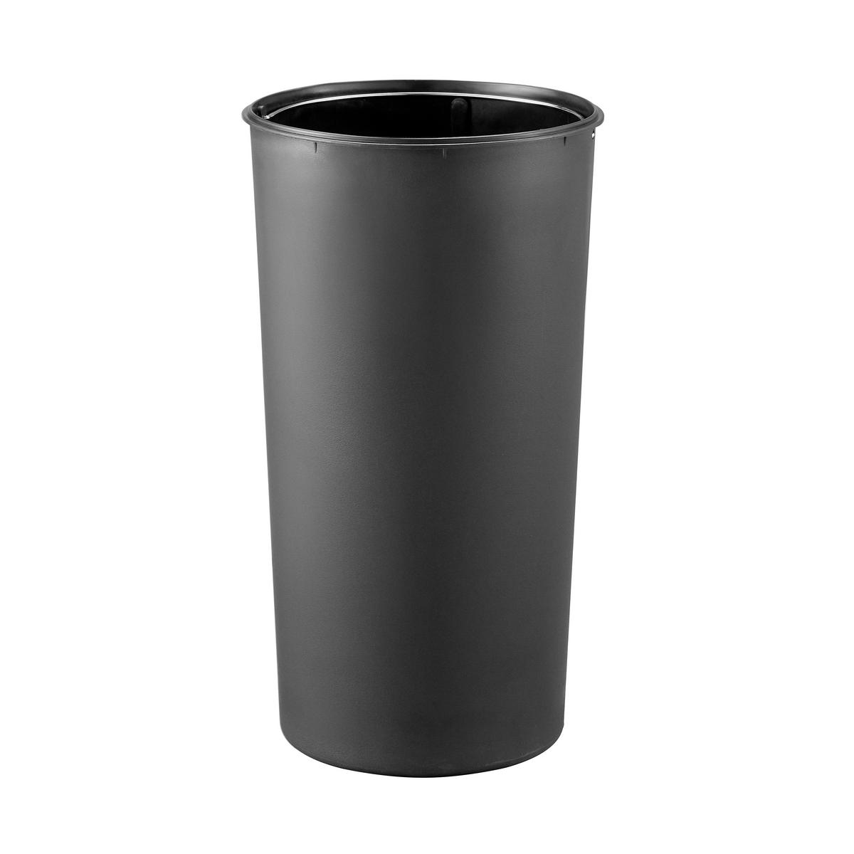ABFALLEIMER 30 l  Metall  - Schwarz, MODERN, Kunststoff/Metall (33,5/60,5/29cm) - MID.YOU