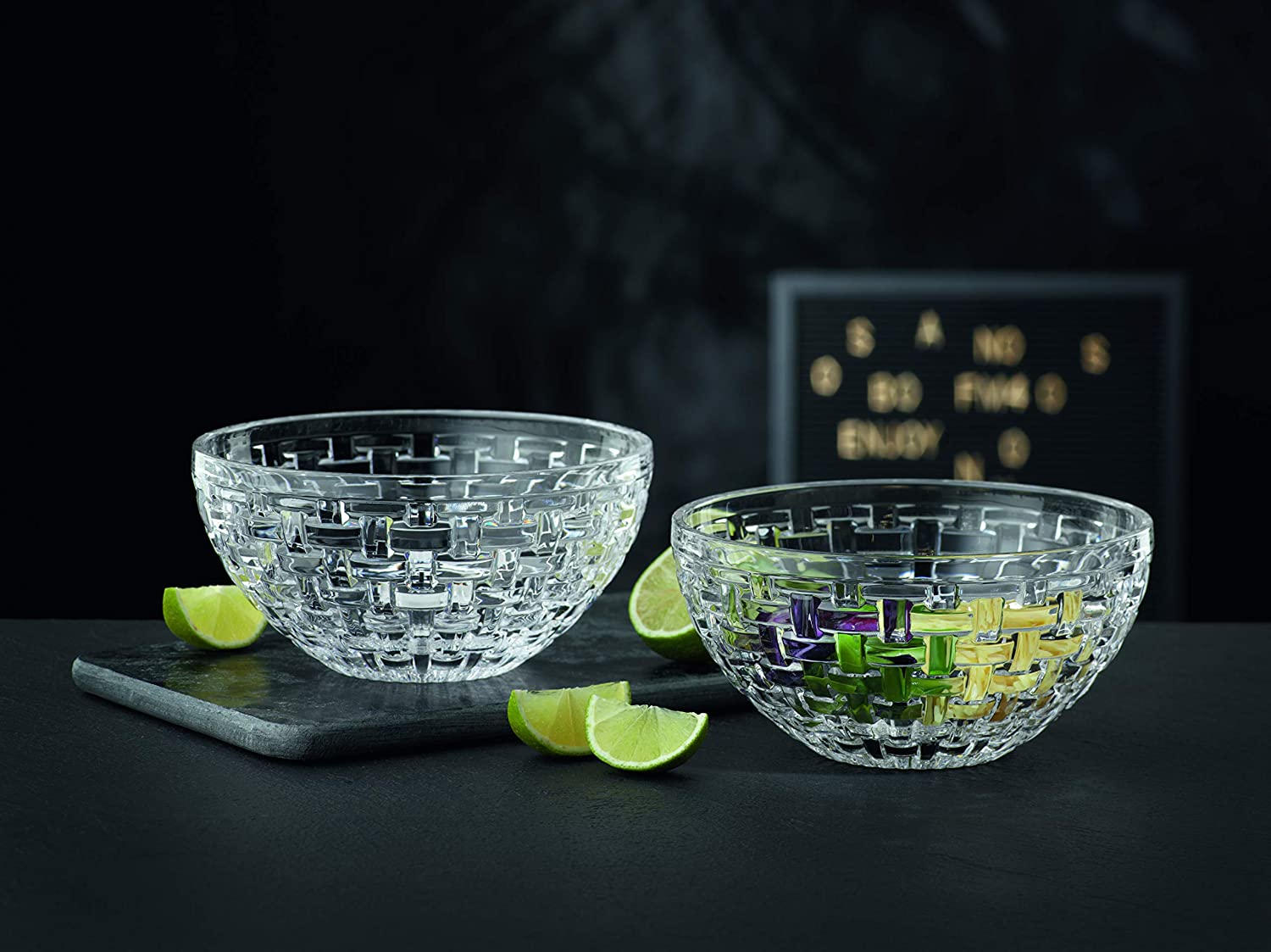 SCHALE Bossa Nova   - Trend, Glas (17,9/11/17,9cm) - Nachtmann