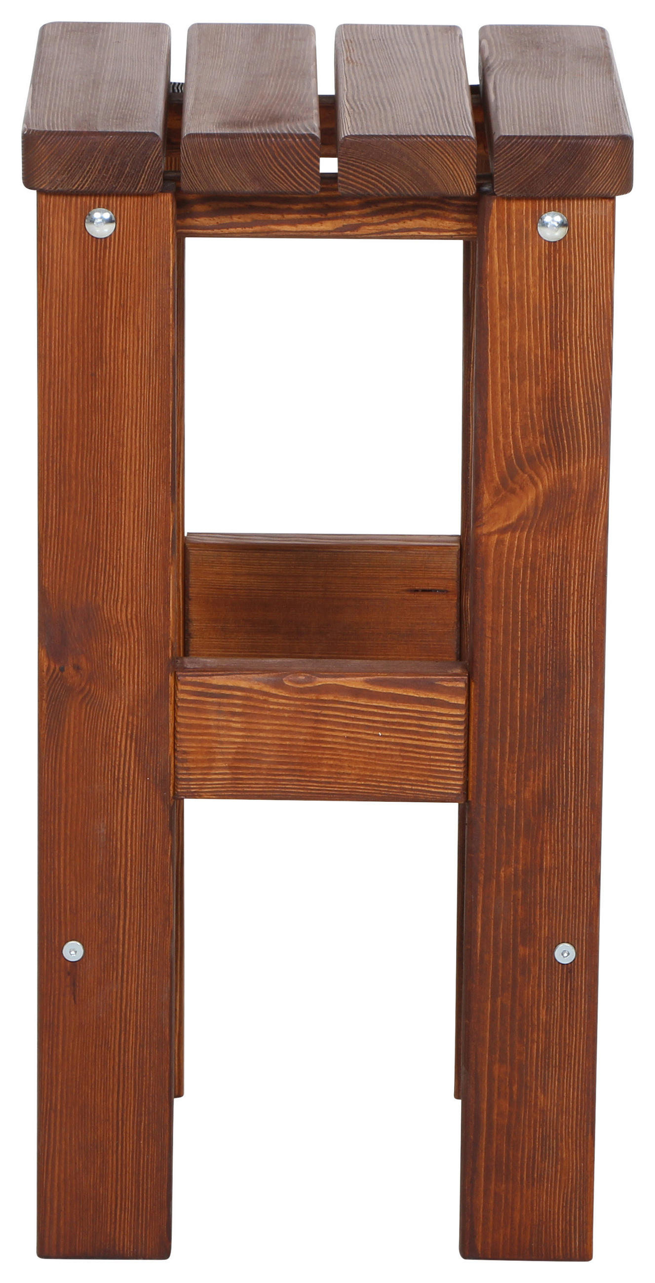 BARHOCKER in Braun  - Braun, Basics, Holz (39/76/39cm) - Gardenson