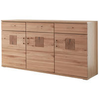 SIDEBOARD  in 180/91/43,8 cm  - Alteiche/Silberfarben, KONVENTIONELL, Holz/Holzwerkstoff (180/91/43,8cm) - Livetastic