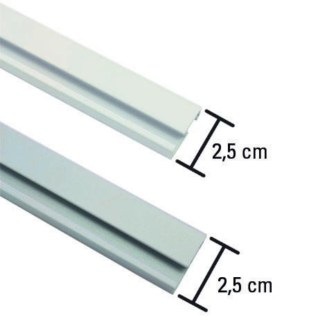 ŠINA ZA ZAVESU bela, metal - bela, Konvencionalno, metal (250cm) - Homeware