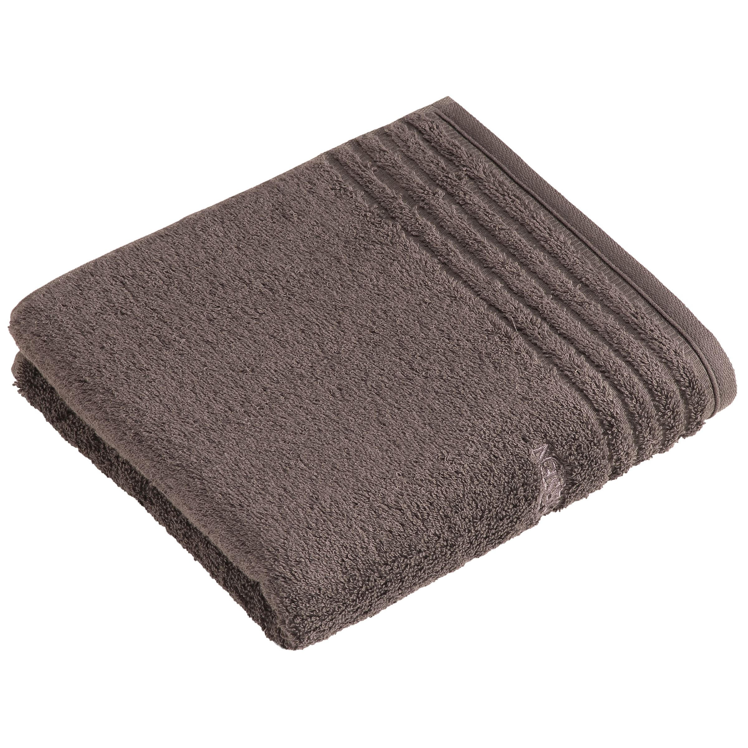 Vossen Handtuch Vienna Style Supersoft Grau 50x100 cm