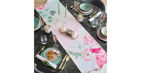 TISCHLÄUFER 45/150 cm - Rosa, Trend, Textil (45/150cm) - Esposa