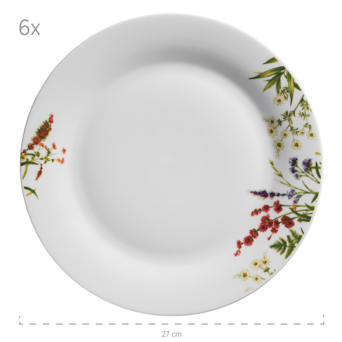 TAFELSERVICE 18-teilig  - Weiß, Basics, Keramik - Mäser