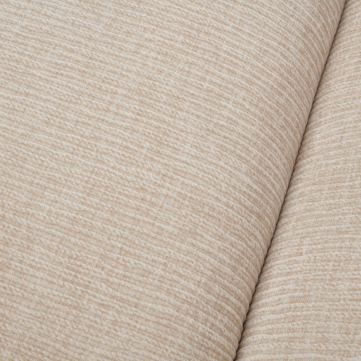 CANAPÉ D'ANGLE in Flachgewebe Beige  - Beige/Schwarz, Design, Textil/Metall (155/284cm) - Koinor