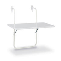 GARTENTISCH Metall Weiß  - Weiß, Basics, Metall (60/40/5cm)