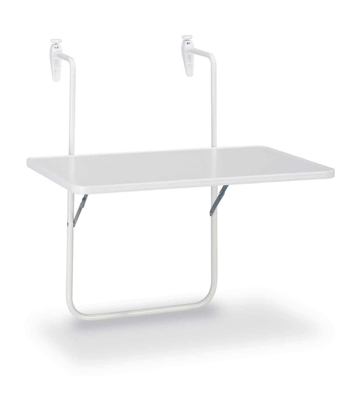 GARTENTISCH Metall Weiß  - Weiß, Basics, Metall (60/40/5cm)