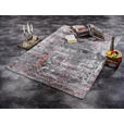 VINTAGE-TEPPICH 120/170 cm Timeline Quantum Grau, Hellrot  - Hellrot/Grau, Design, Textil (120/170cm) - Novel