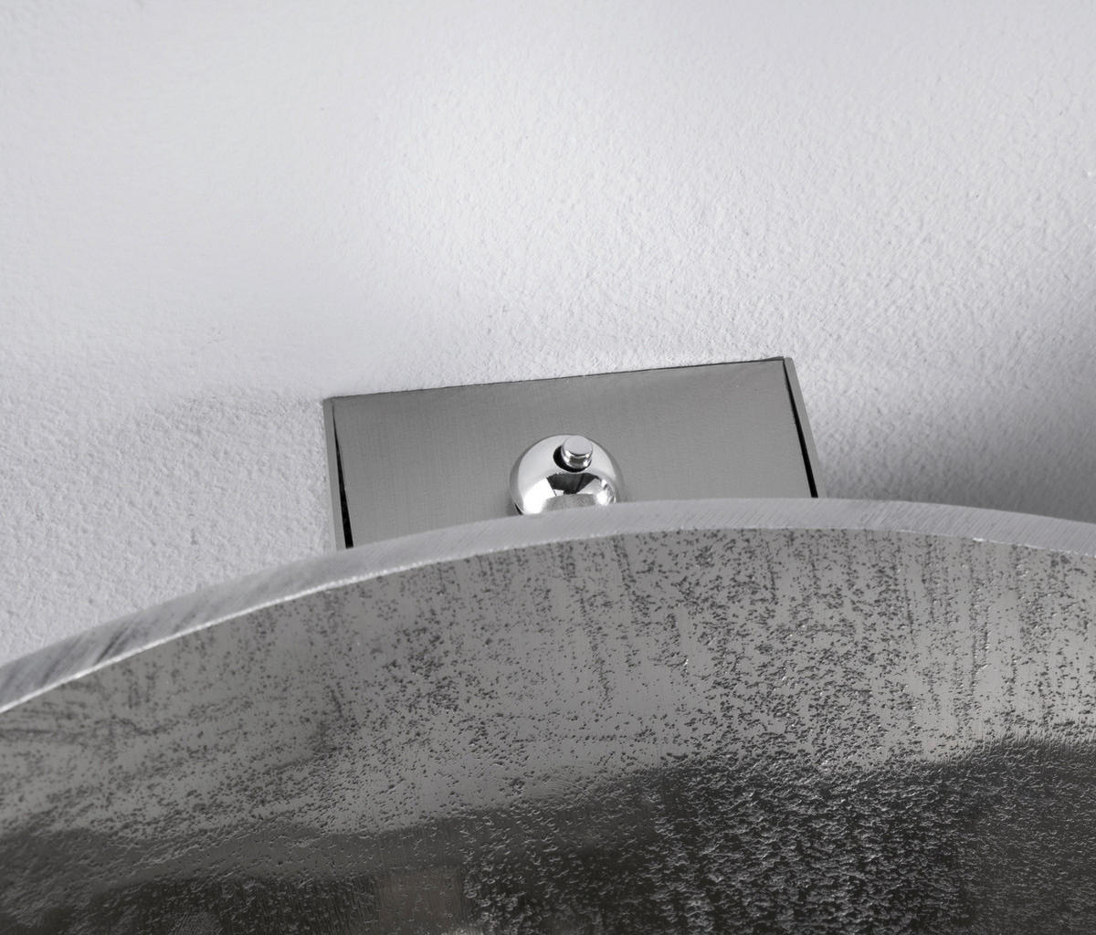 LED VÄGGLAMPA Bondy   - nickelfärgad, Design, metall (21/16/16,5cm) - Fischer & Honsel