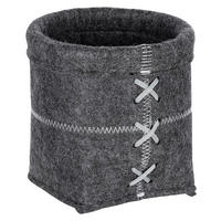 KORB  - Anthrazit, Basics, Kunststoff (15/15/15cm) - Wenko