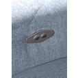 ECKSOFA in Flachgewebe Blau  300/205 cm  - Blau/Schwarz, KONVENTIONELL, Textil/Metall (300/205cm) - Carryhome